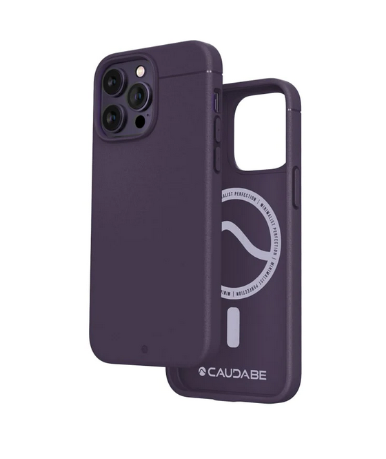 Caudabe Sheath Phone Case Amethyst with Magsafe for iPhone 14