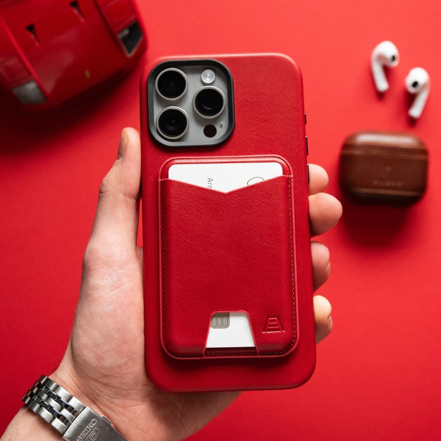 Andar Aspen Mag Bundle (Technically Red) for iPhone 15 Pro Max / iPhone 15 Pro